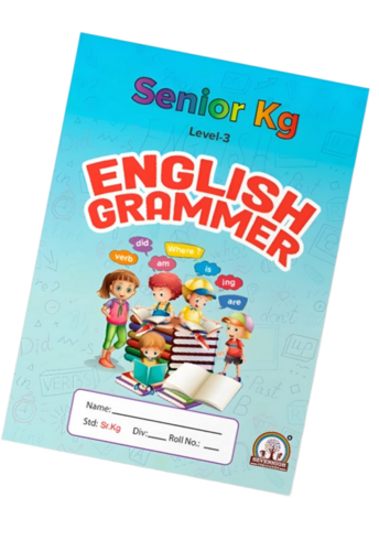 Senior KG Level 3 English Grammar Book