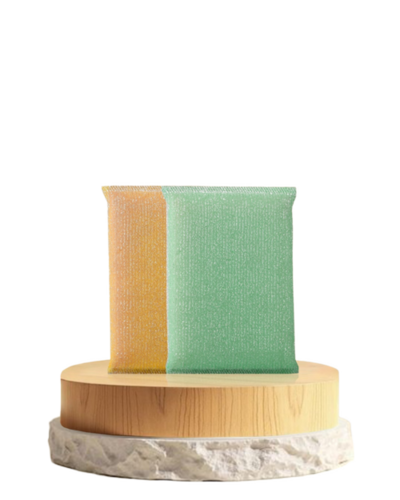 90 X 130 X 17 Mm Glitter Foam Scrub Pad - Color: Various Color