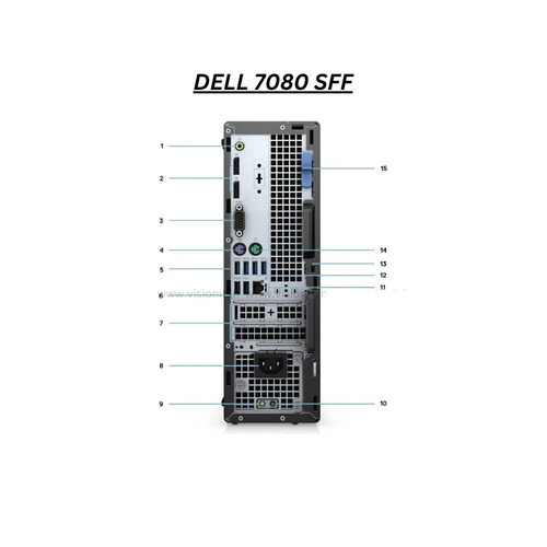 Desktop Pc Dell Optiplex 7080 Sff Intel I5 10Th Gen 8Gb Ddr4 256Gb Ssd - Memory: 8 Gigabyte (Gb)