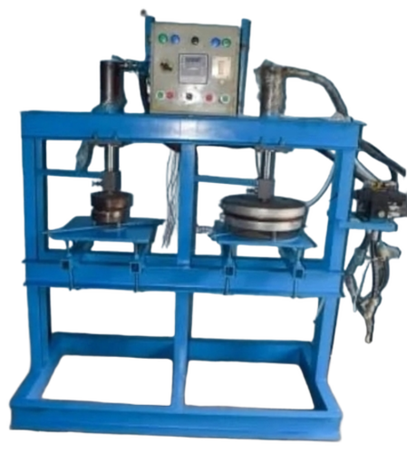 Hydraulic Paper Plate Dona Making Machine - Color: Blue