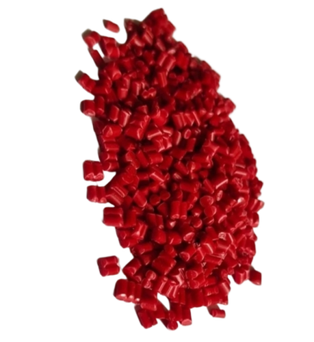Pp Reprocess Plastic Granules - Color: Red