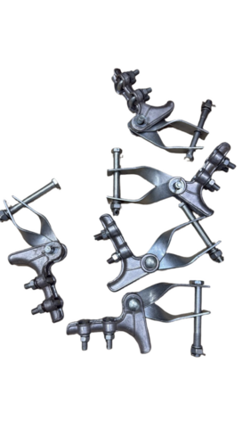 Strain Hardware 2 Bolted - Forged Steel, Silver, 40-80Â°C | High Strength, Corrosion Resistant, Durable, Easy Installation