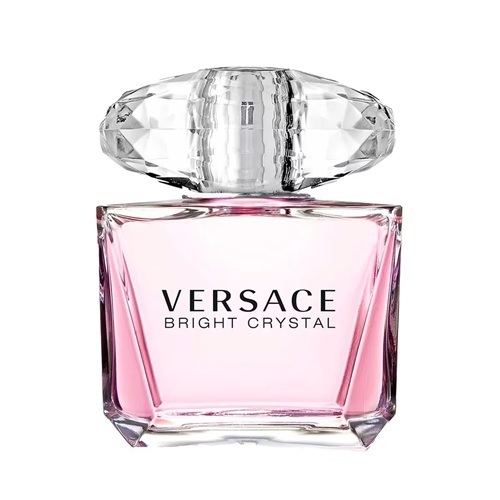 Versace Bright Crystal Perfume - Pink Liquid Office Use | Floral Fragrance Fresh Aroma Elegant Packaging Long-Lasting Light Scent Feminine Touch