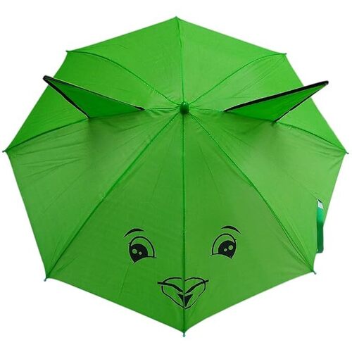 17 Inch Green Umbrella - Foldable Waterproof Canopy Rust Resistant Frame | Lightweight Comfortable Grip Sun Protection