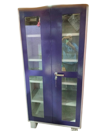 2 Doors Office Glass Door Almirah