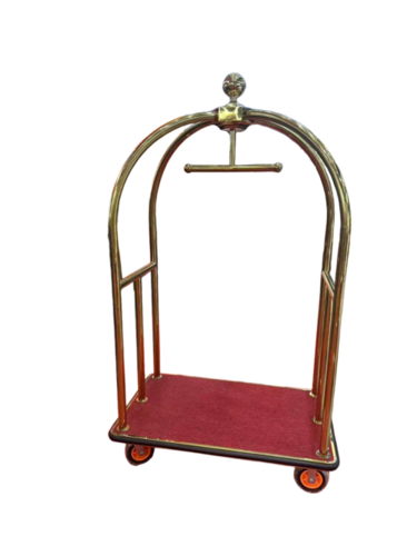 Bellman Cart - Metal Frame, Multicolor | Smooth Rolling Wheels, Large Luggage Capacity, Comfortable Push Handle