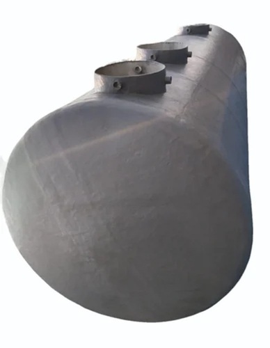 Industrial Frp Storage Tank - 10000L Silver FRP, Round | Corrosion Resistant, Leak Proof, UV Resistant, Lightweight Design