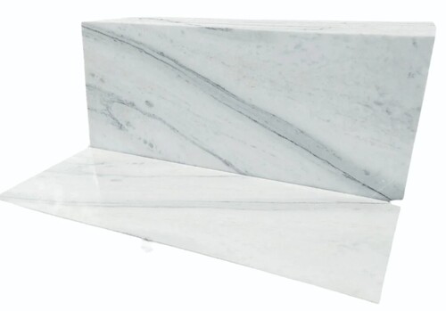 White Marble - Natural Stone Slabs, White, Polished Finish | Durable, Scratch Resistant, Heat and Water Resistant, Smooth Surface