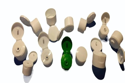 White Ribbed Flip Top Cap