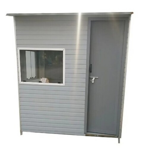 Prefabricated Security Cabin - Metal Sheet Roof, Multi Color | Lightweight, Corrosion Resistant, Weatherproof, Fire Retardant, Vandal Proof, Sound Insulated, UV Resistant, Compact Size