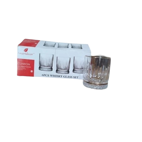 Water Glass - Glass Material, Round Shape, All Sizes | Transparent, Durable, Heat Resistant, Food Safe, Stain Resistant, Easy Cleaning, Elegant Look