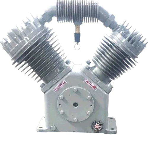 Air Compressor Head - Standard Size, Silver | Durable, Energy Efficient, Corrosion Resistant, Precision Engineered
