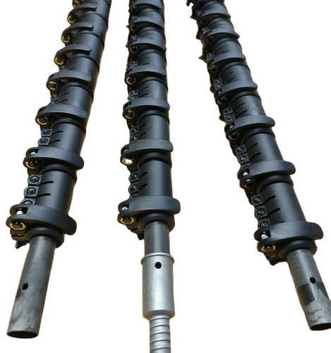 Carbon Fiber Tube Telescopic Rods - Color: Black