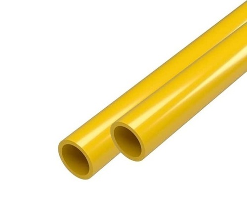 Pvc Round Pipe - Polyvinyl Chloride, 3 Meter, Yellow | Leak Free, Chemical Resistant, High Pressure Capacity, Quick Installation