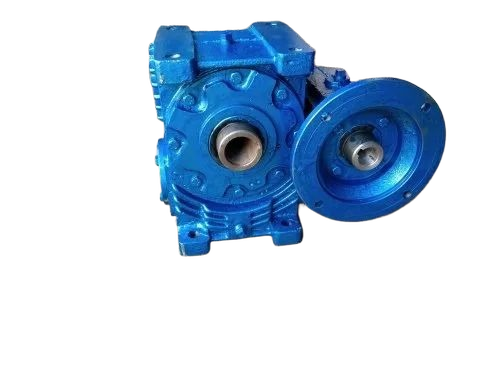 Double Reduction Gearbox 3" - Iron, 3" Size, Blue | Industrial Use, 2 HP Power