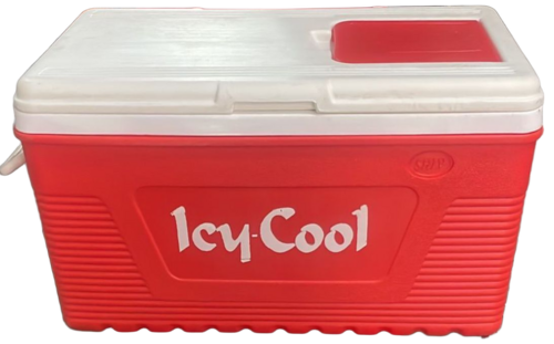 Ice Boxes - Rectangular, Various Sizes, Red and White | Industrial Use, Water Resistant, Low Maintenance, Tested Quality