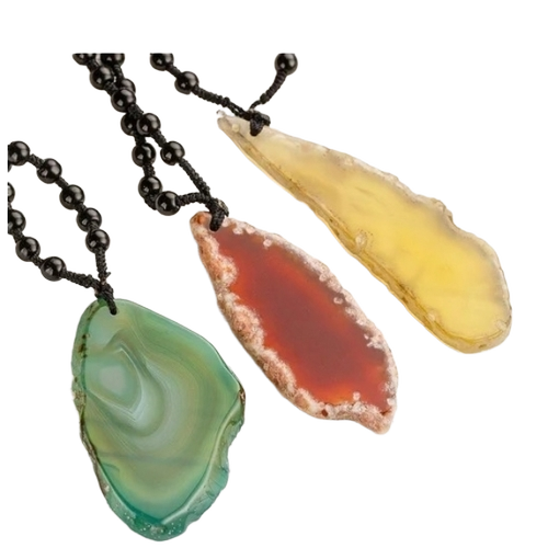 Agate Slice Pendant