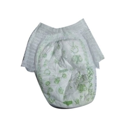 Disposable Baby Diaper - Cotton, Standard Size, White | Extra Soft, Leak Resistant, Breathable, Antibacterial