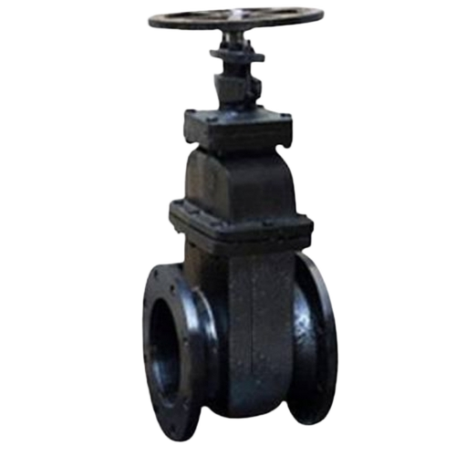 Sluice Valve - Cast Iron, Standard Size, Black, Galvanized Surface | Corrosion Resistant, Leak Resistant, Easy to Install, High Pressure
