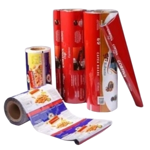 Packaging Films - Aluminium Red White Printed Reflective