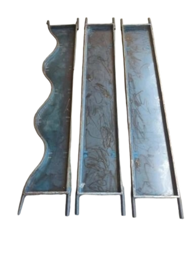 45mm Compound Wall Mould - Mild Steel, 45mm Thickness, 6 ft Length, Silver Color, Color Coated Panel