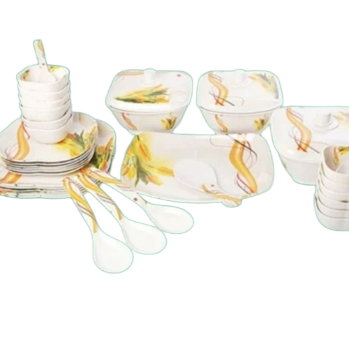 Glass Square Dinner Set