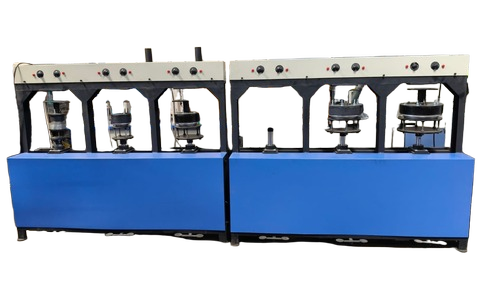 Hydraulic Six Dies Areca Leaf Plate Making Machine - Color: Customer Wish