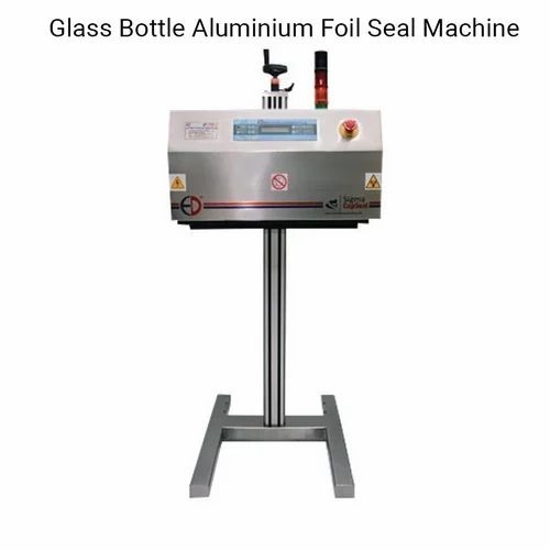 500 Pouch/Hour Glass Bottle Aluminium Foil Seal Machine