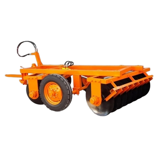 Disc Harrow 16disc - Mild Steel, 24 Inch Discs, Orange | Agricultural Use