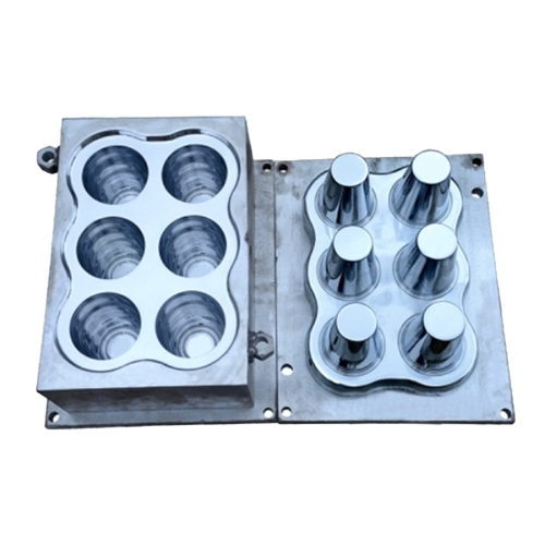 Glass Mould - Glass, Silver, Durable | Rust Proof, Industrial Use