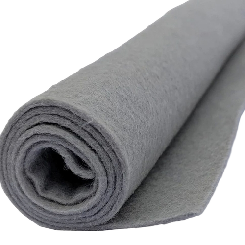 10mm Grey Woolen Felt 