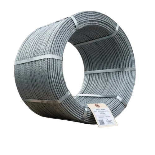 3ply 3mm Steel Wire - Steel, 3mm, Plain | Durable, Fine Finished, Industrial Grade, 1 Year Warranty