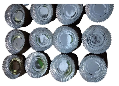 Silver Coated Paper Plates - Paper Customized Size Silver | Cold Resistant Eco Friendly Disposable Water Resistant Fine Finished