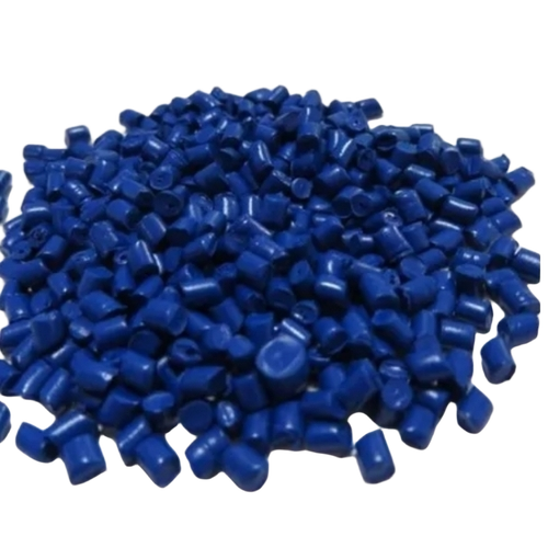 Blue Hd Plastic Granules - Hd Abs Material, Blue, Fine Finished | Durable, Solid Hardness, 50 Kg Bag, Industrial Use, 1 Year Warranty