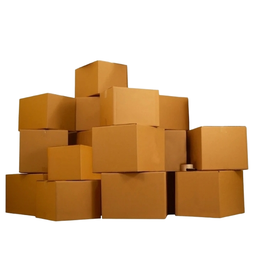 Corrugated Packaging Box - Corrugated Board, Customized Rectangle, Brown | Machine Made Artwork, Sealing Closure, Matt Lamination Finish