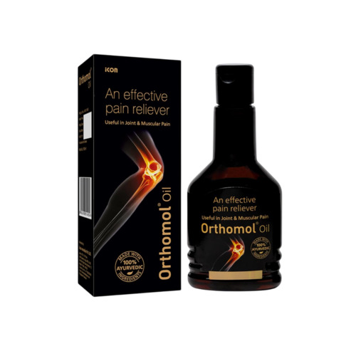 Orthomol Ayurvedic Pain Oil - 126g, 99% Purity | Adult Massage Oil, 1 Year Shelf Life, Health Care Use