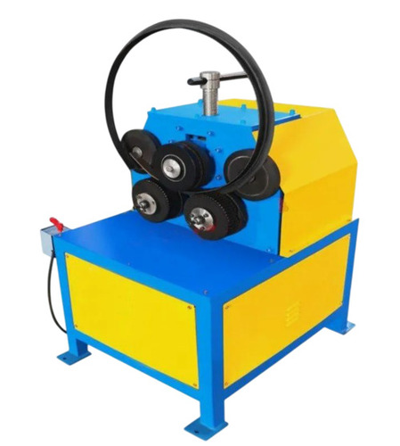 Semi Circle Pipe Bending Machine - Yellow, Electric 440V, 3 Phase | Automatic, Heavy Duty, High Bending Strength