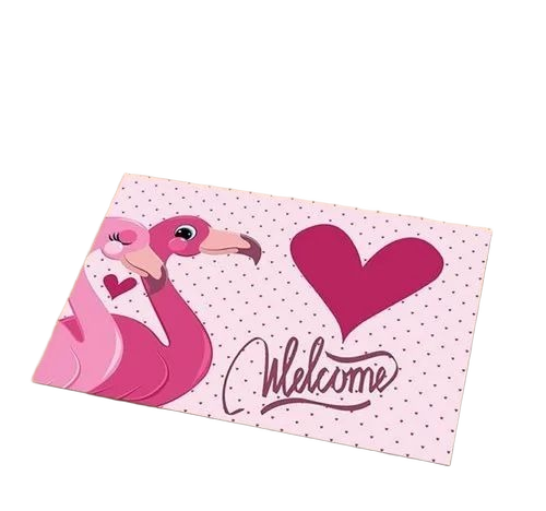 Welcome Note Antiskid Printed Mat