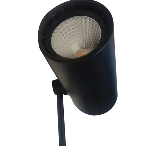 6W Led Cob Light - Metal Housing Standard Size Black White Beam | Industrial Ceiling High Beam Single Phase