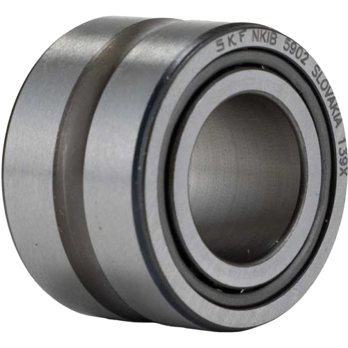 Angular Contact Ball Bearing - Metal Double Row, Grey | Thrust Ball Bearing, Sleeve Bushes, Industrial, 1 Year Warranty