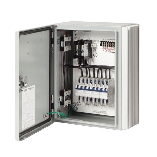 Electric Control Panel - Mild Steel, Grey Powder Coated, Single Phase 50 Hz, Heavy Duty | Metal Cover, Industrial Use, 1 Year Warranty