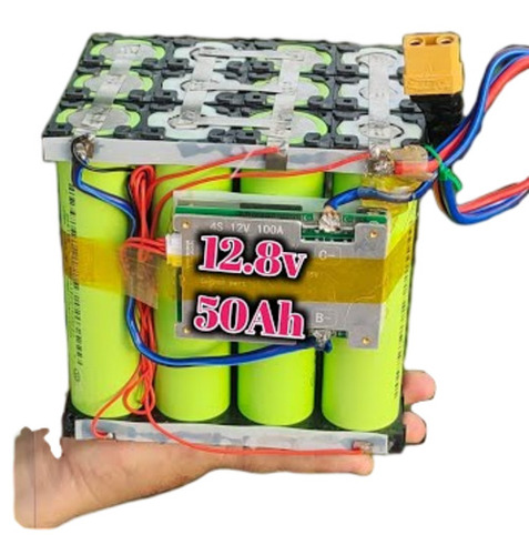 Lithium Iron Battery - 12.8V, 30-50Ah, Plastic Cover | Rechargeable, Dry Charged, Sealed Mechanical, Heavy Duty