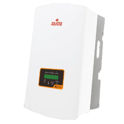 Polycab String Solar Inverter - Metal, Standard Size, White | Digital, High Efficiency, Manual Switch, Low Maintenance, 1 Year Warranty