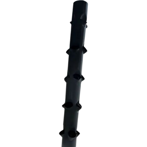 Black Vertical UPVC Hydroponics Systems - UPVC, Black, Vertical, Round, Fine Finished | Industrial, Durable, 1 Year Warranty