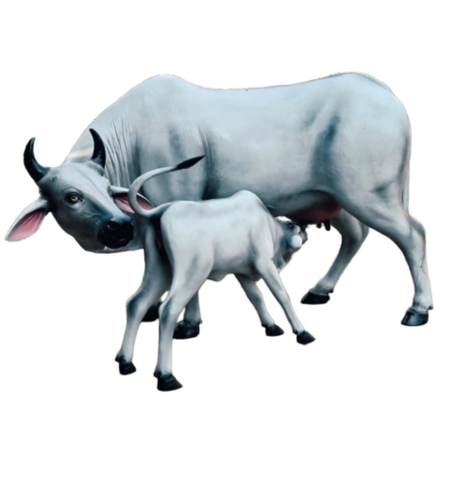 FRP Cow And Calf Statue