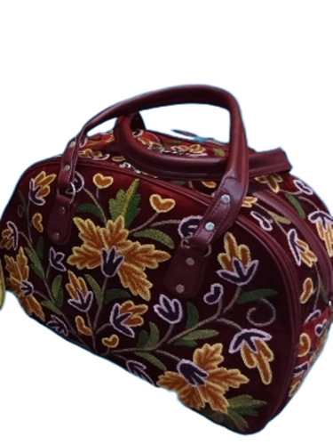 Hand Embroidery On Velvet Bags