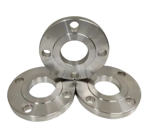 Round Stainless Steel Slip On Flanges - Color: Silver
