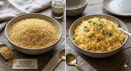 Sharbati Golden Sella Rice
