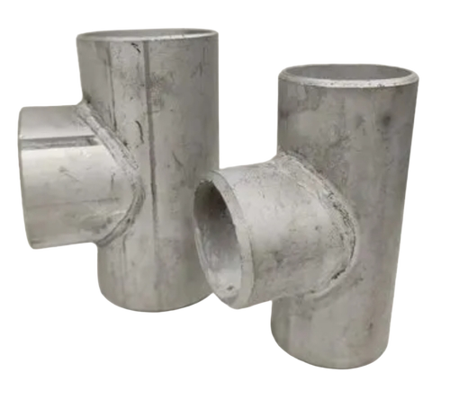 Stainless Steel Equal Tee - Color: Silver