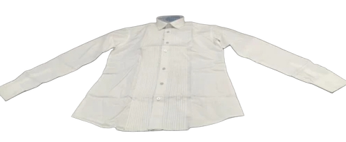 Full Sleeves Men Formal Shirts - Color: White